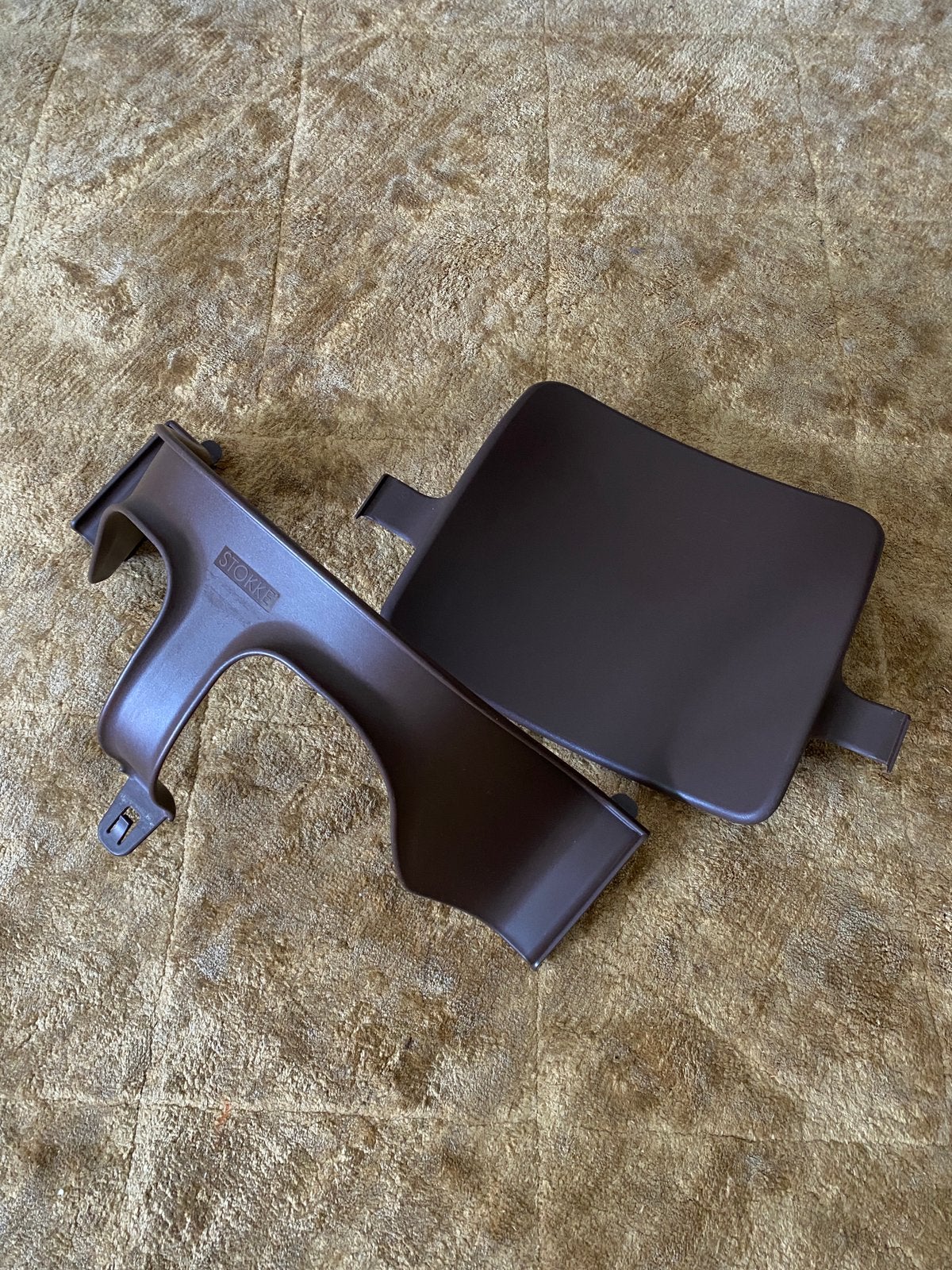 Chocolade kleurige Stokke stoelverkleiner, Ophalen of Verzenden, Meegroeistoel, Stoelverkleiner