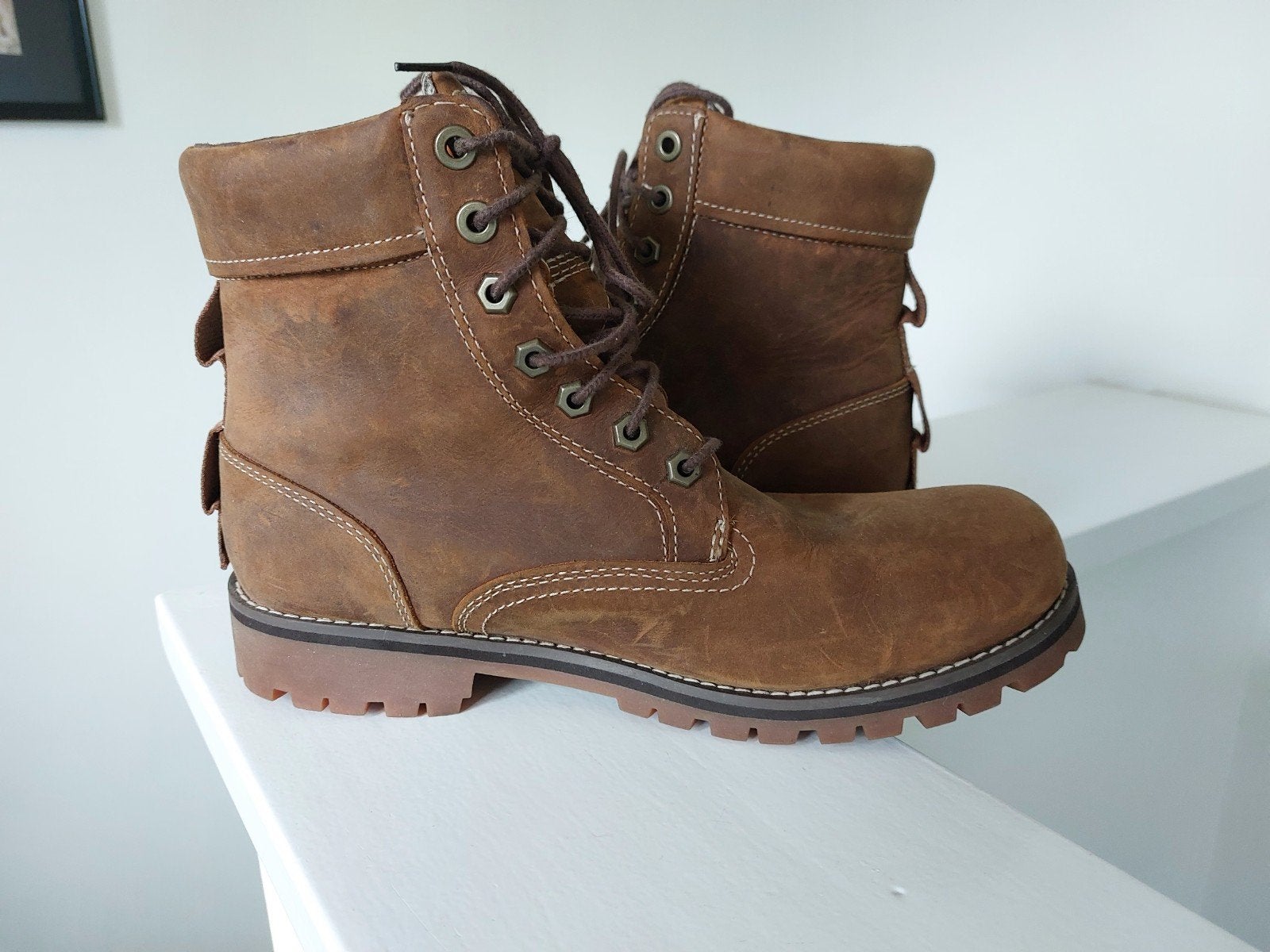 Timberland Rugged WP - Maat 41.5, Kleding | Heren, Schoenen, Bruin, Timberland, Boots, Ophalen of Verzenden