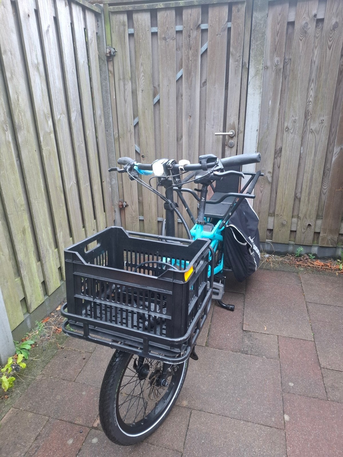 Tern GSD S10 Beetle Blue Bakfiets - Perfecte Staat, Fietsen en Brommers, Fietsen | Bakfietsen, Ophalen, Zo goed als nieuw, 4 kinderen of meer