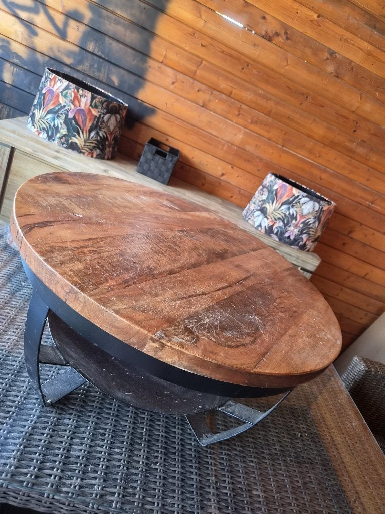 Salontafeltje, Ophalen, Zo goed als nieuw, Rechthoekig, 50 tot 100 cm