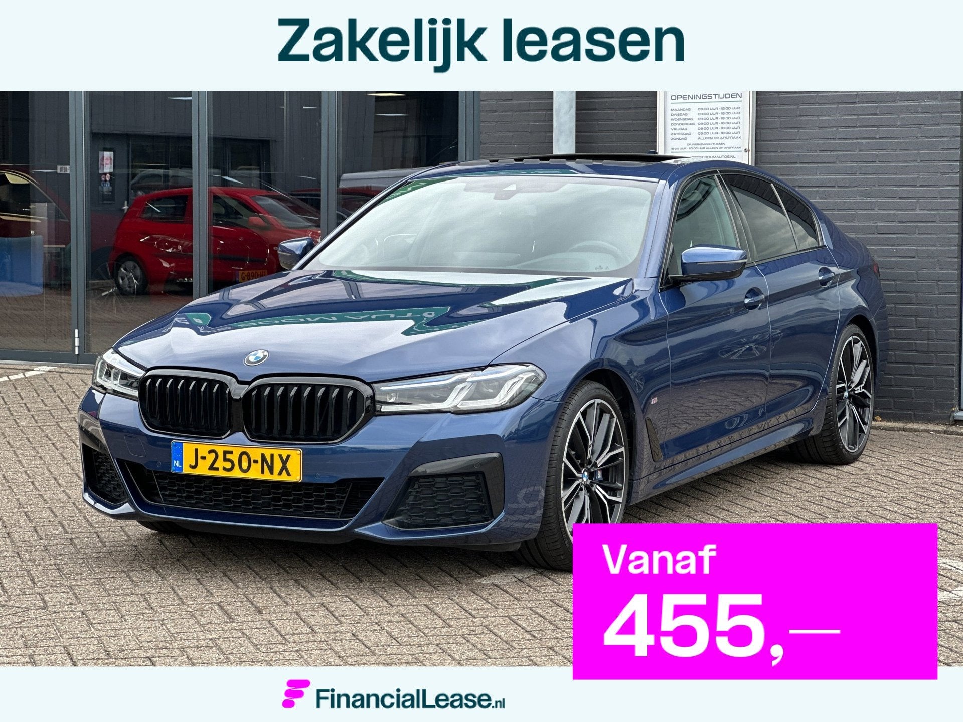 BMW 5-serie 530i High Executive Edition/PANO-DAK/CARPLAY/CAM, Automaat, 1998 cc, Achterwielaandrijving, Gebruikt