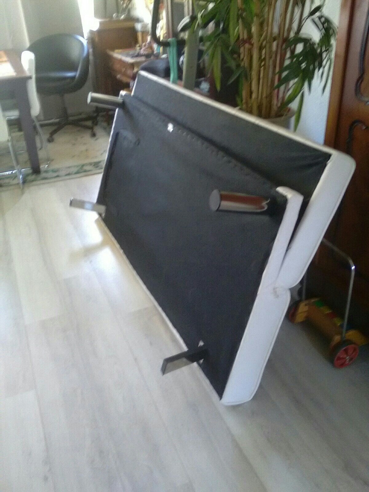 Slaapbankje, Ophalen of Verzenden, Zo goed als nieuw, Wit, 190 cm of minder