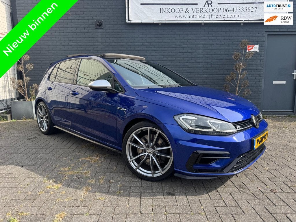 Volkswagen Golf 7.5 2.0 TSI R 4Motion Panoramadak Leer! BTW!, Auto's, Automaat, Gebruikt, 4 cilinders, 1984 cc