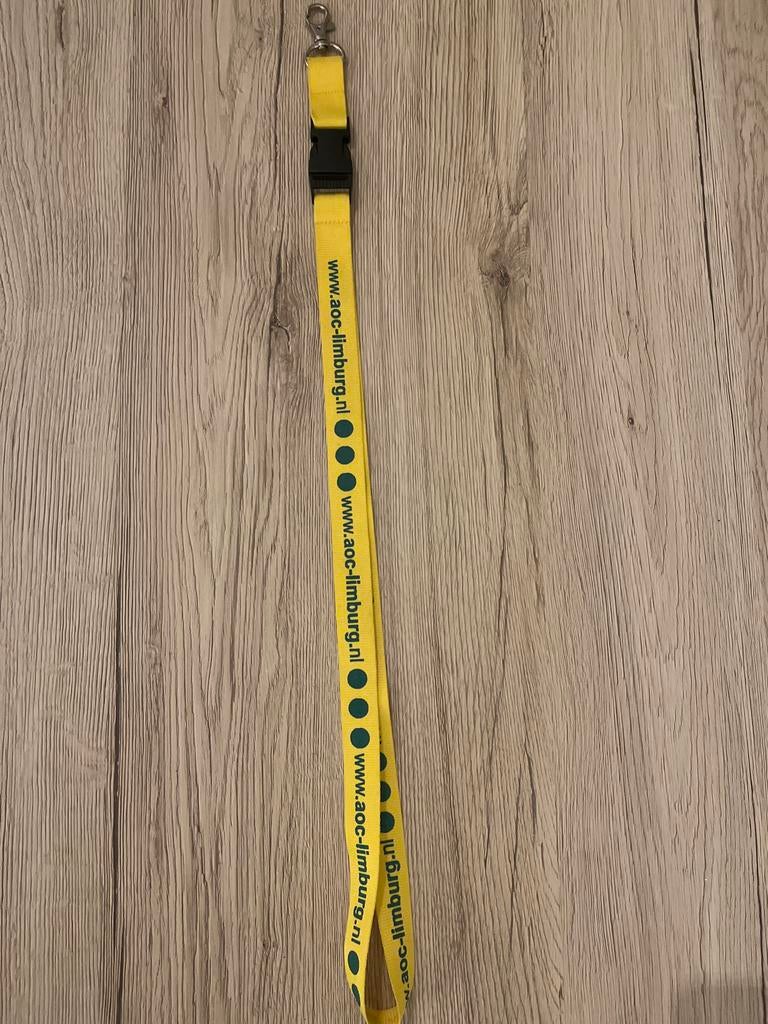Keycords / lanyards - Rabobank, AOC Limburg, vfonds, Verzamelen, Overige Verzamelen, Ophalen of Verzenden, Gebruikt