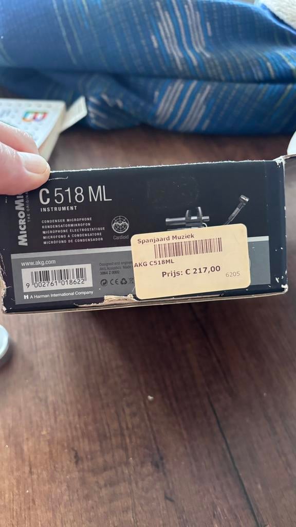 Akg c518ml microphone, Ophalen of Verzenden, Zo goed als nieuw