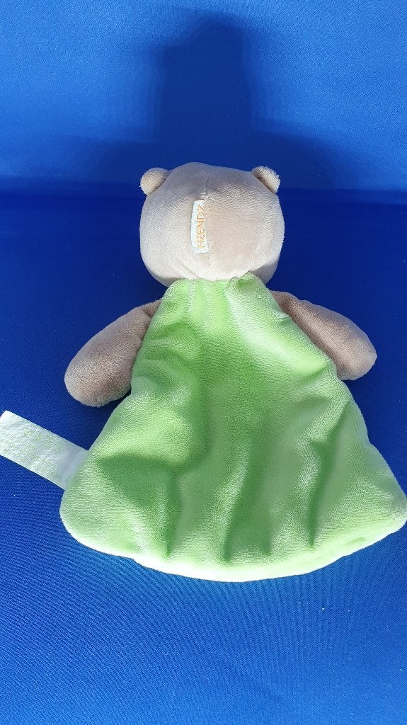 Frendz VenD knuffeldoek Poes, groen. 20 cm. T2, Tweedehands verkoop, Tweedehands verkoop, Gebruikt, Overige typen