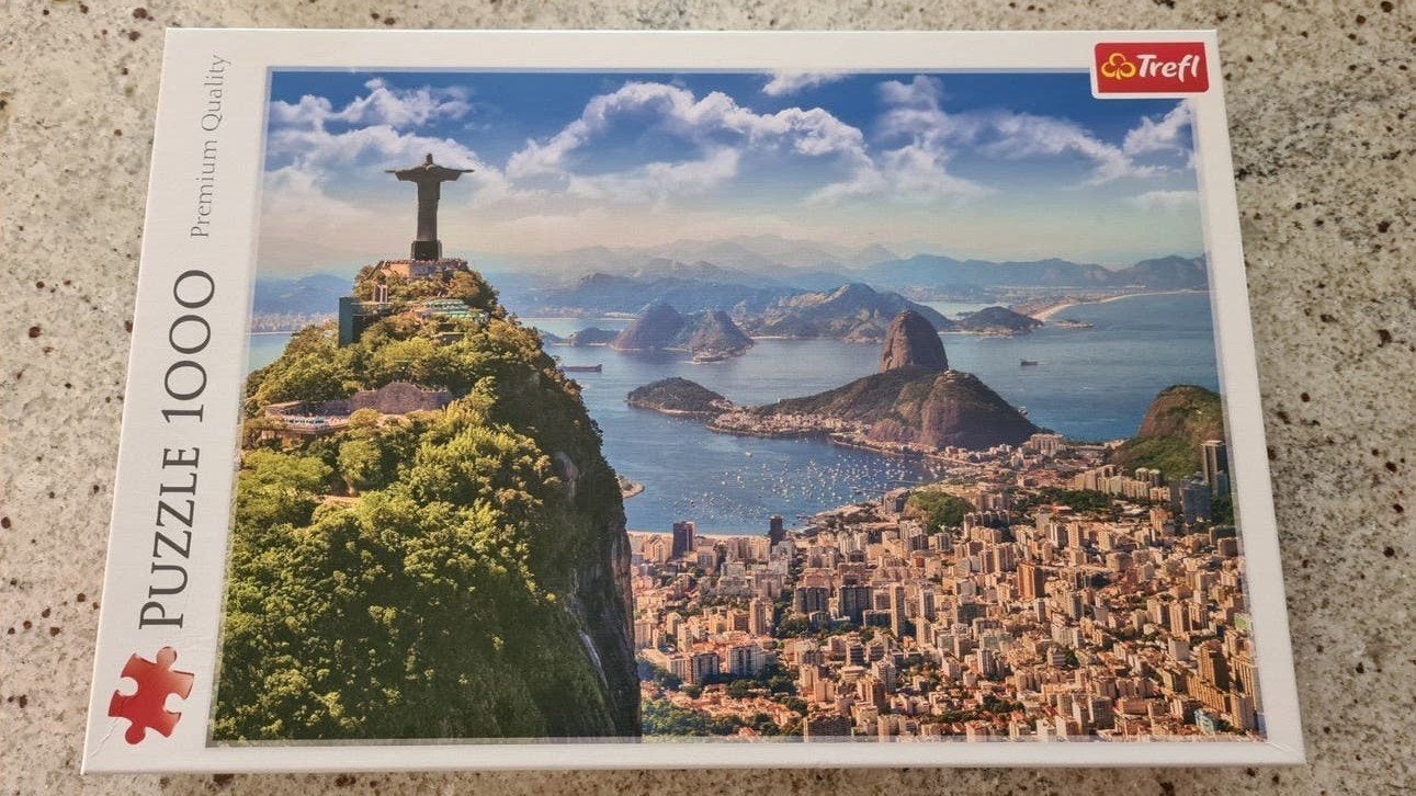 Rio de Janeiro, puzzel, 1000 stukjes., Hobby en Vrije tijd, Denksport en Puzzels, Ophalen of Verzenden, 500 t/m 1500 stukjes, Zo goed als nieuw