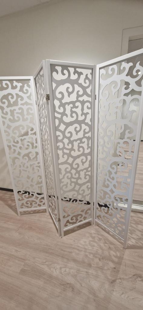 Decorative Kamerscherm wit - zo goed als nieuw, Ophalen of Verzenden, Zo goed als nieuw