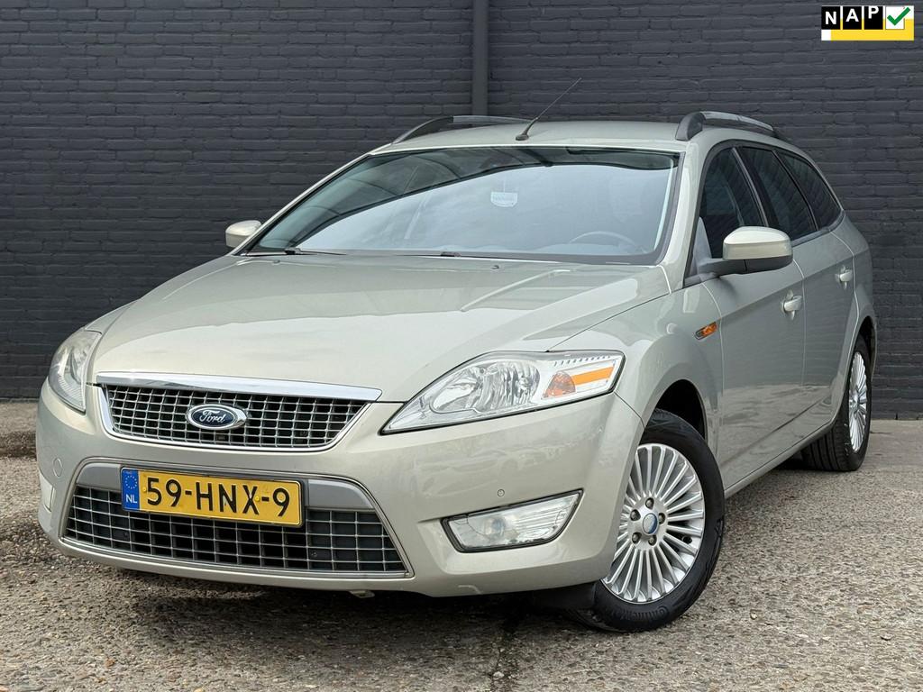 Ford Mondeo Wagon 2.0-16V Titanium AIRCO | CRUISE | TREKHAAK, Stof, Gebruikt, Origineel Nederlands, Handgeschakeld