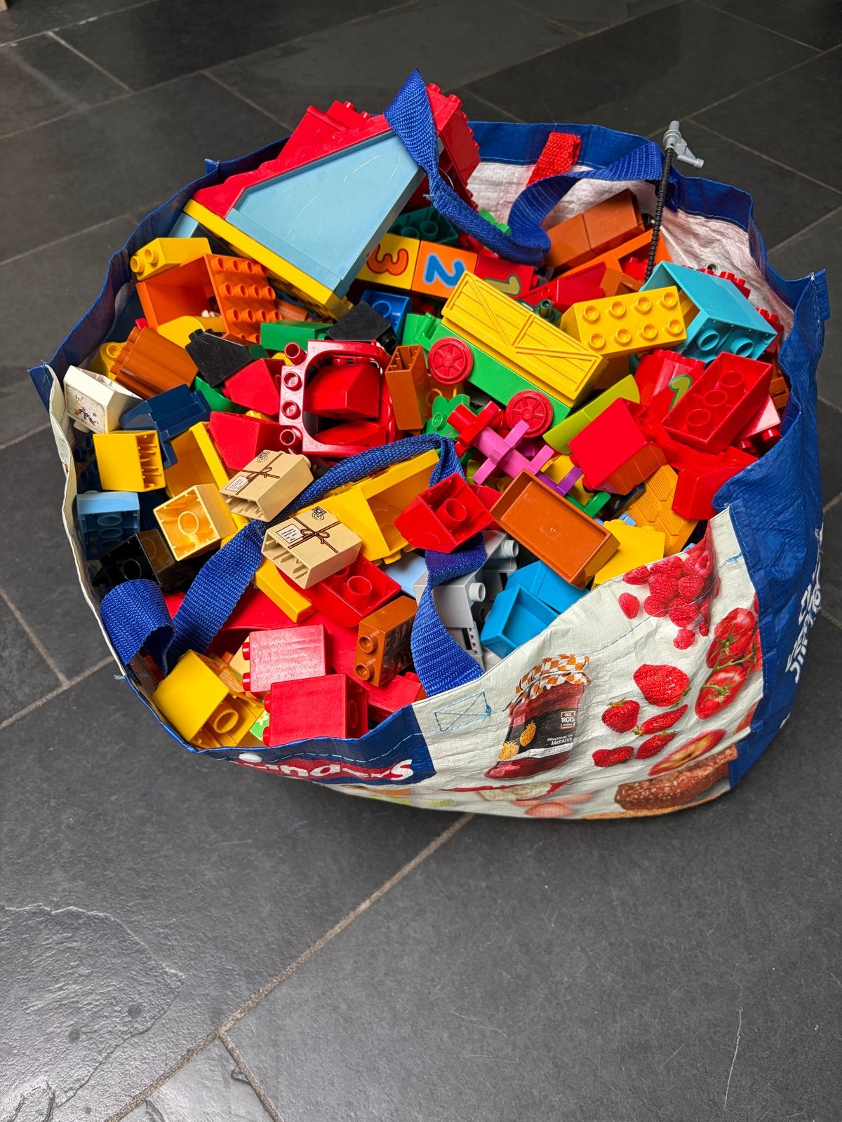 Big Shopper Duplo allerlei, Kinderen en Baby's, Speelgoed | Duplo en Lego, Ophalen, Gebruikt, Losse stenen, Duplo