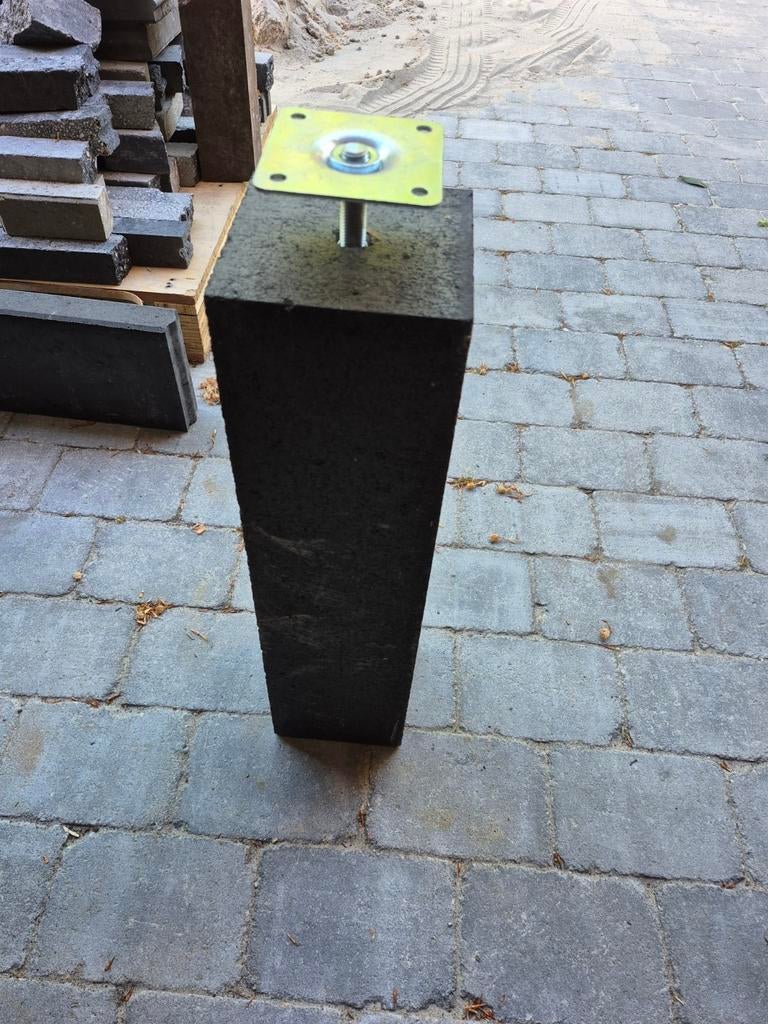 Betonnen poer antraciet nieuw, Tuin en Terras, Ophalen, Nieuw, Rond, Minder dan 30 cm