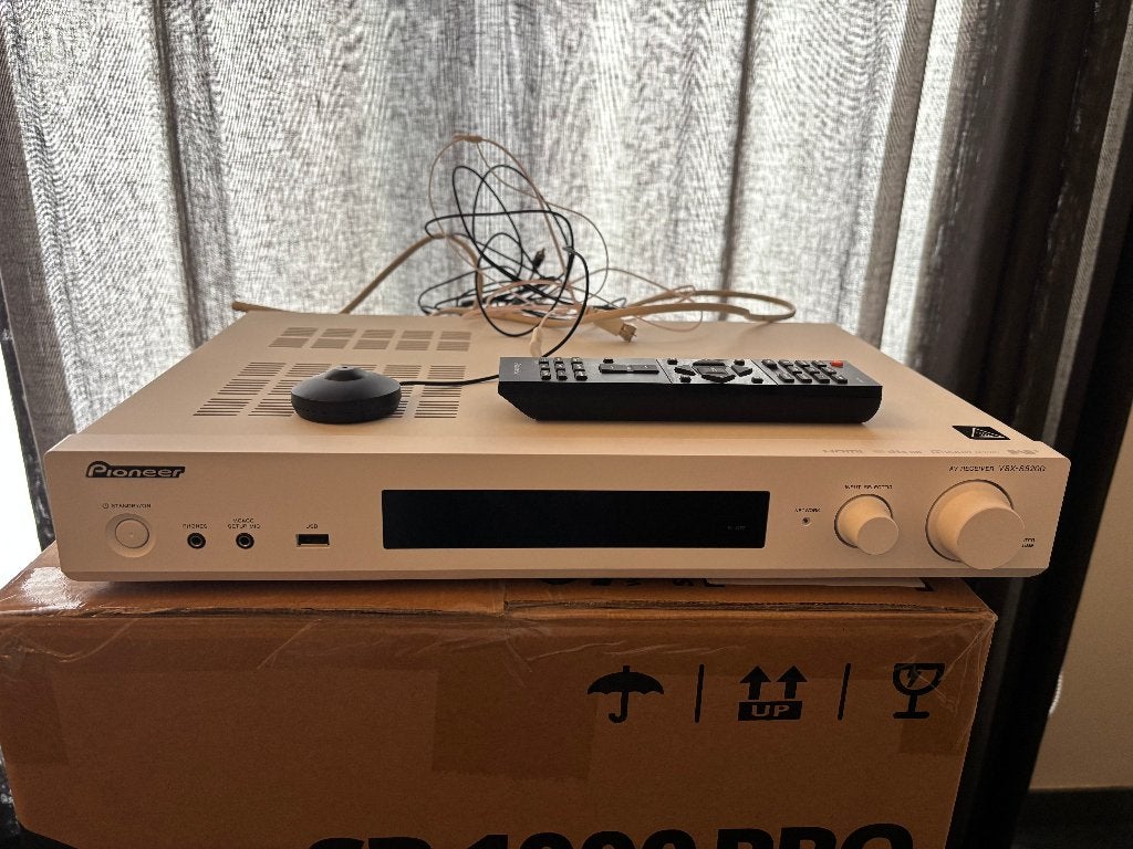 AV receiver Pioneer VSX-S520D, Ophalen, Zo goed als nieuw, Pioneer, 120 watt of meer