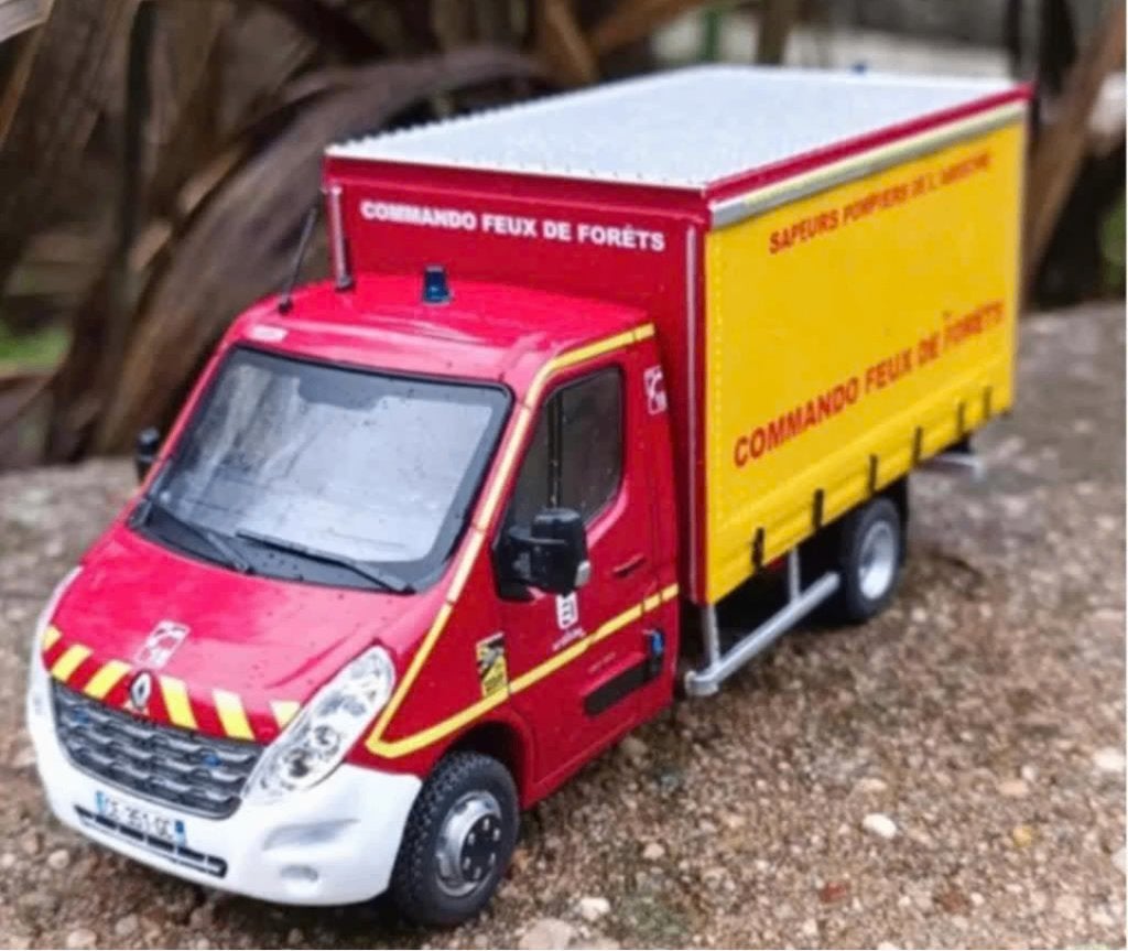 Renault Master VCFF Lanery brandweer schaal 1/43 # 26, Verzenden, Nieuw, Bus of Vrachtwagen, Overige merken