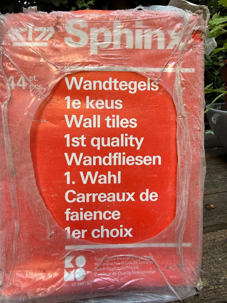 partijtje wandtegels, Ophalen, Nieuw, Minder dan 20 cm, Minder dan 5 m²