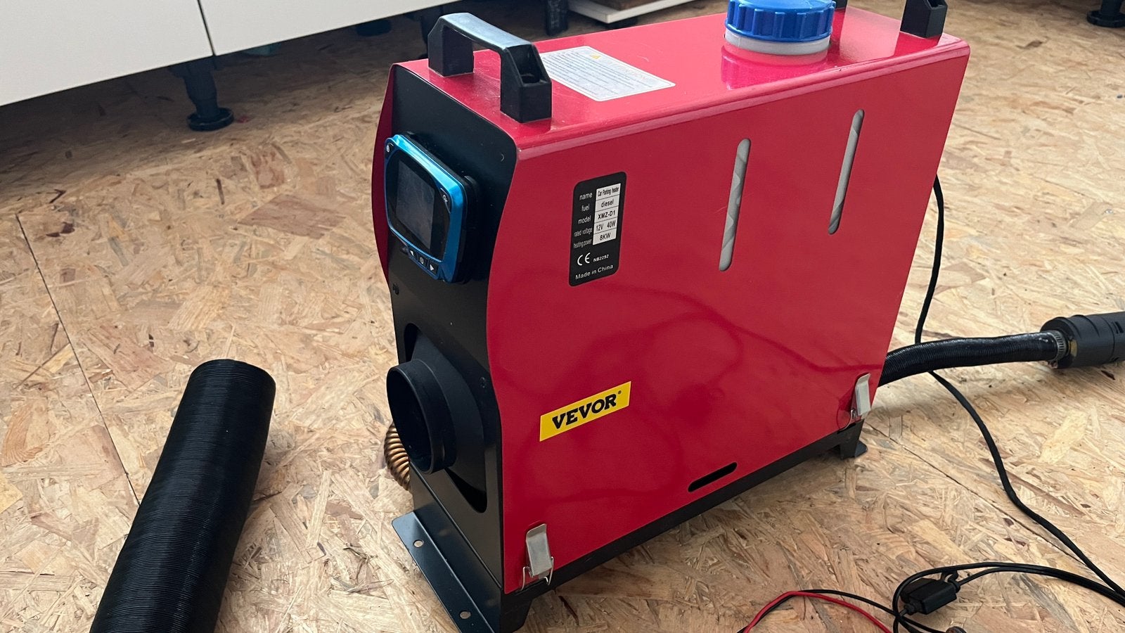VEVOR Diesel Standkachel 8KW - Voor Camper, Caravan, Garage, Ophalen of Verzenden, Zo goed als nieuw