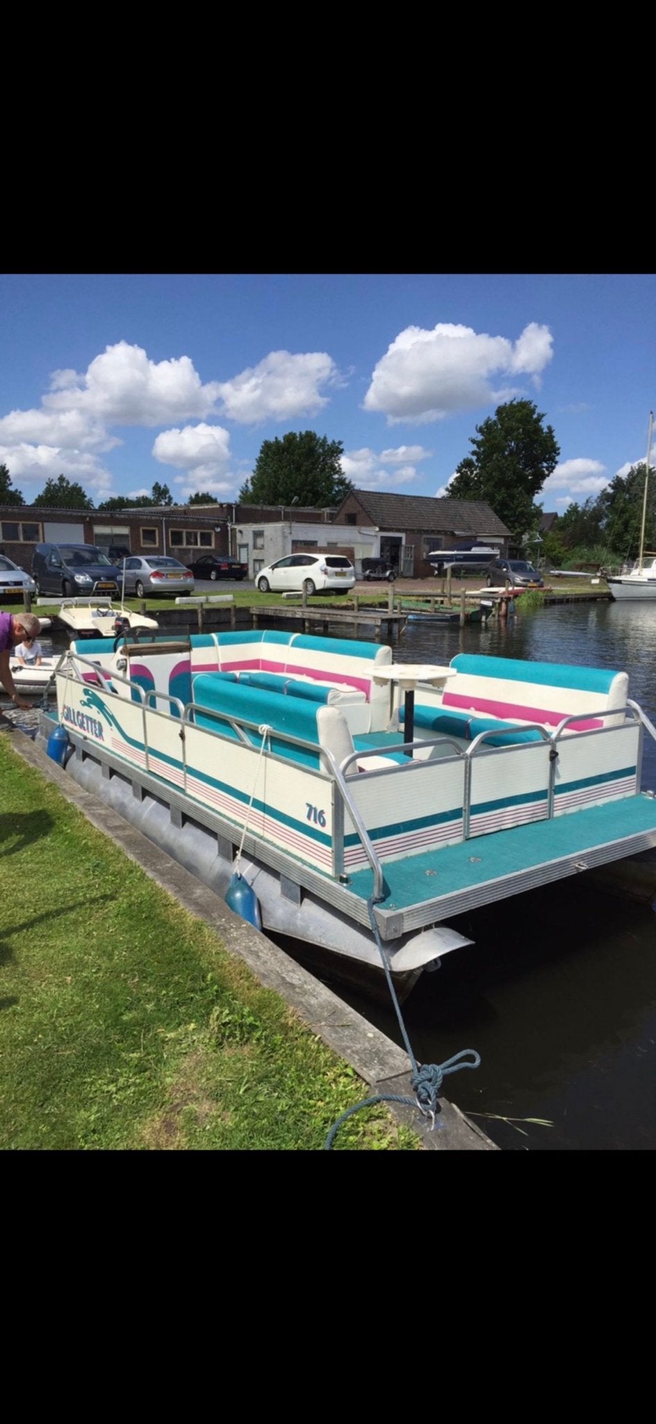 Banken pontonboot - bekleding aan vervanging toe, Ophalen, Gebruikt, Interieur en Kussens
