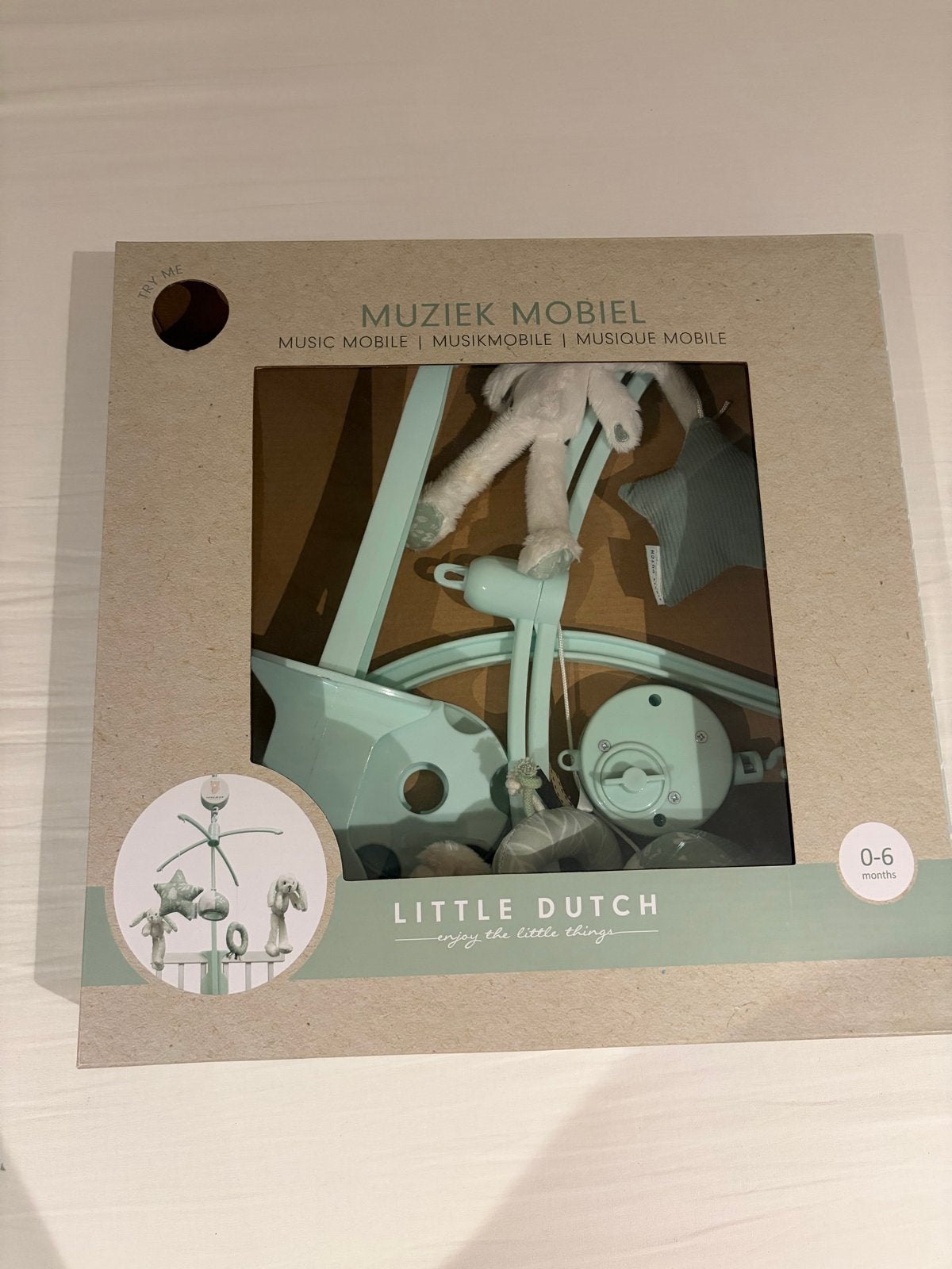 Little Dutch Muziekmobiel, Kinderen en Baby's, Speelgoed | Babyspeelgoed, Ophalen of Verzenden, Gebruikt, Mobiel, Met geluid