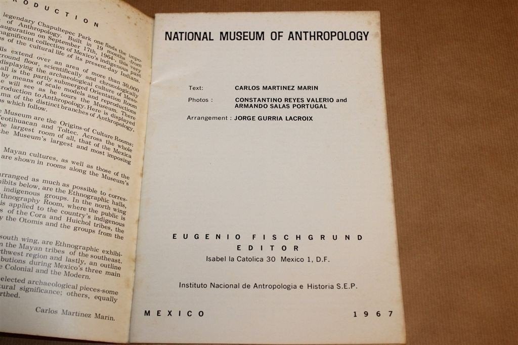Museum of Anthropology — Archeologie Mexico 1967, Ophalen of Verzenden, Gelezen, Noord-Amerika