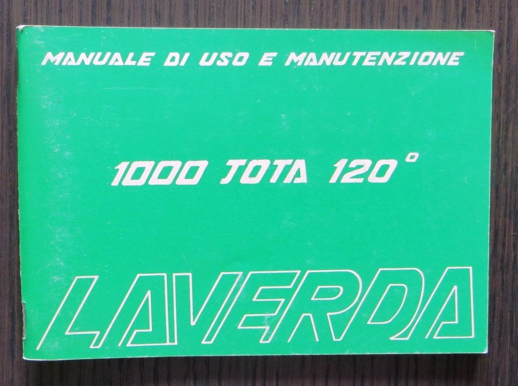 Laverda 1000 Jota 120 Uso e Manutenzione (nieuw) - 1981, Verzenden, Overige merken
