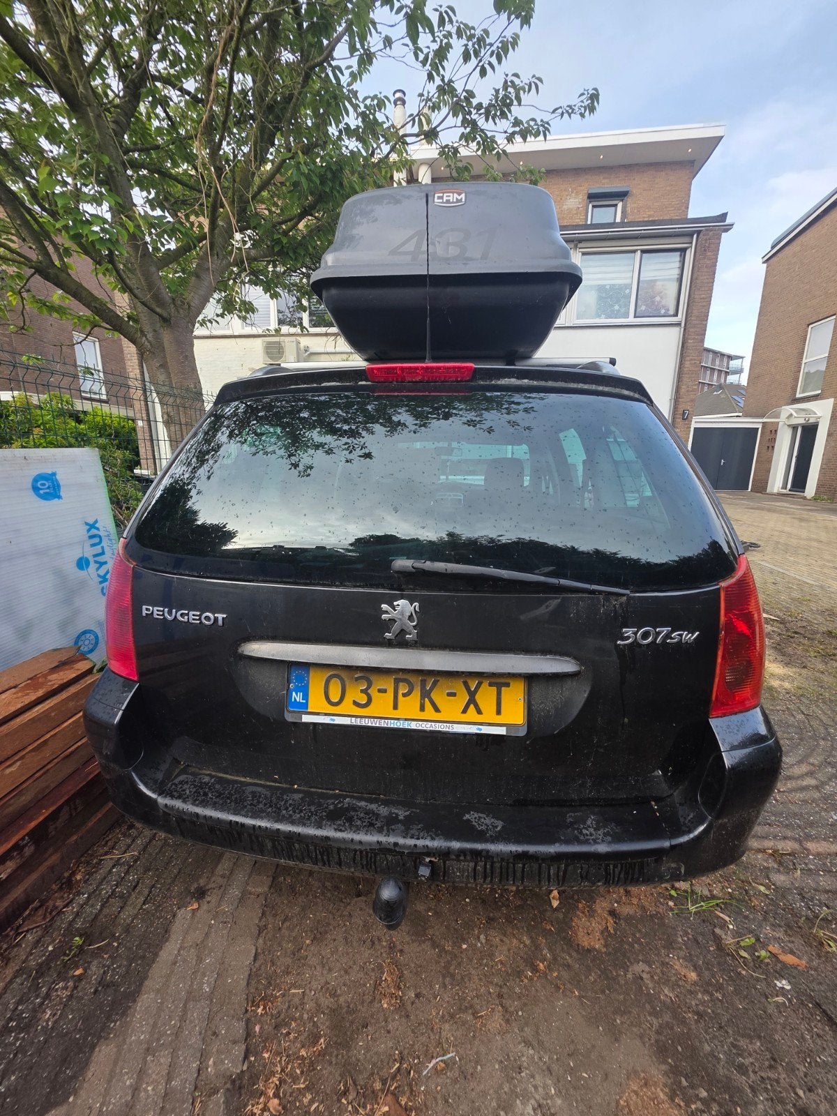 Peugeot 307 1.6 16V SW 2004 Zwart, Auto's, Peugeot, 4 cilinders, Zwart, Origineel Nederlands, Stationwagon