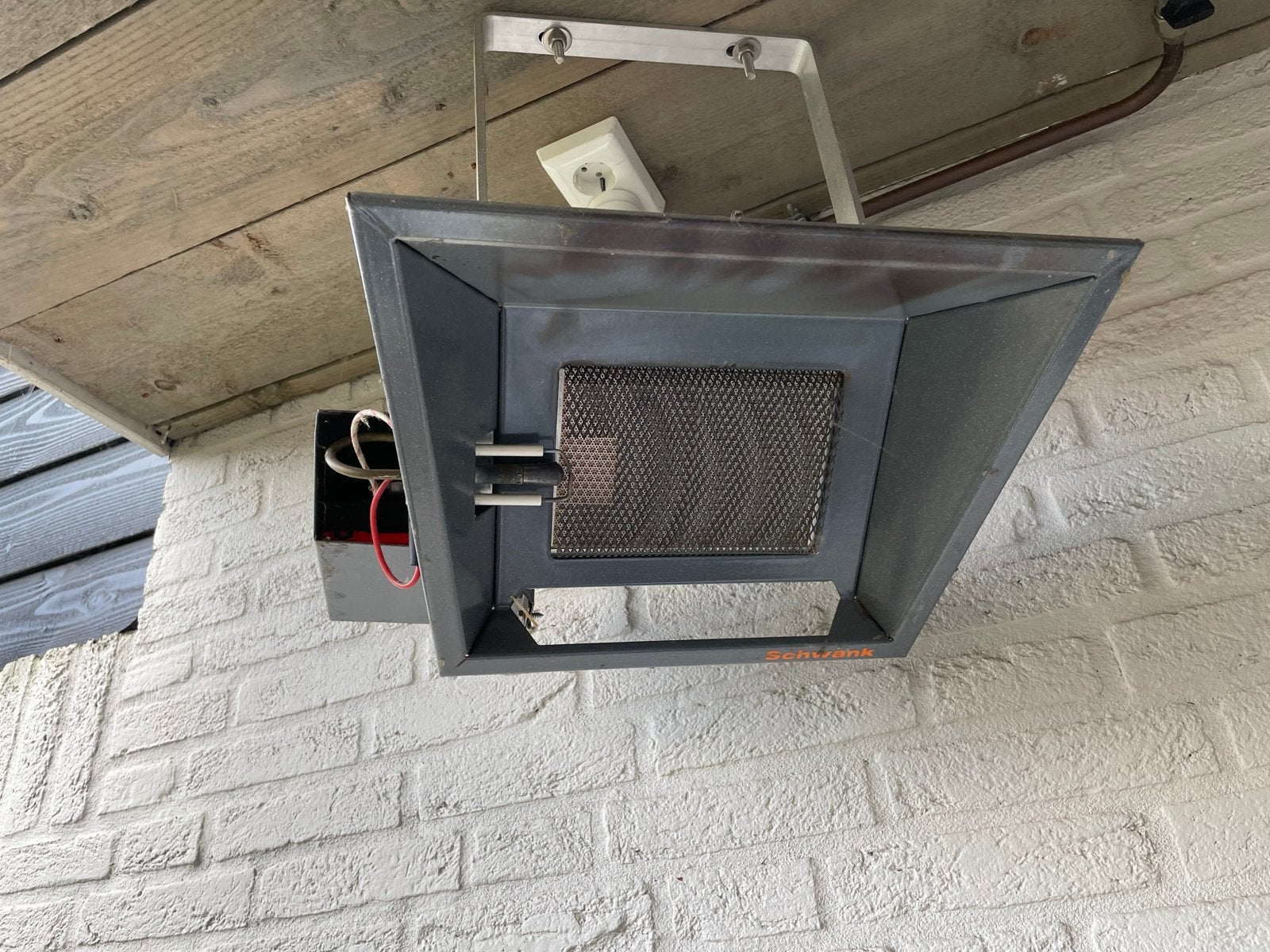TerrasSchwank 4A gasheater - Perfect voor uw terras!, Ophalen, Gebruikt, Gas, Wand