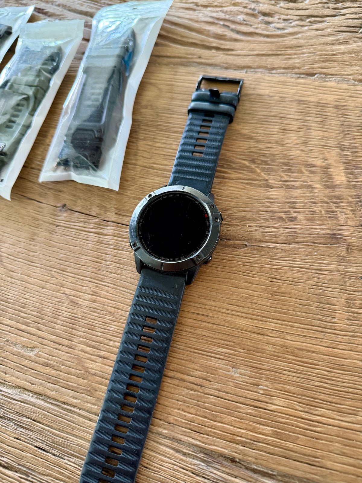Garmin Fenix 6X Pro - Multisport GPS Smartwatch, Zwart, Ophalen of Verzenden, Waterdicht, Android