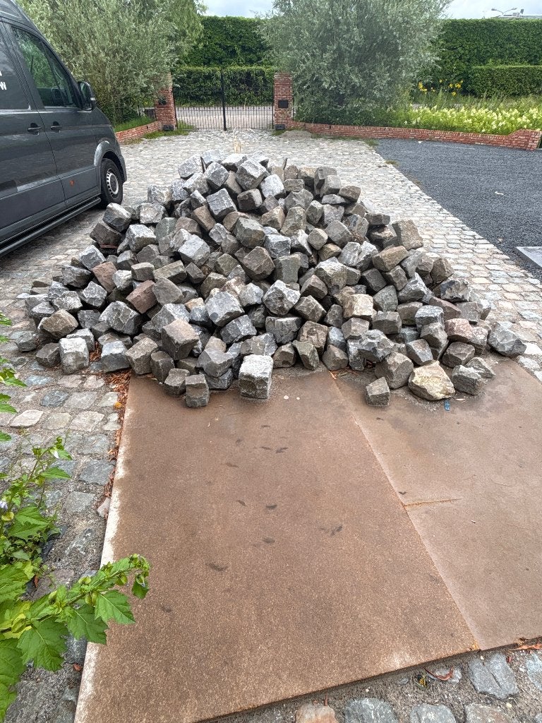 Kasseien, Tuin en Terras, Ophalen, Gebruikt, Overige typen, Natuursteen