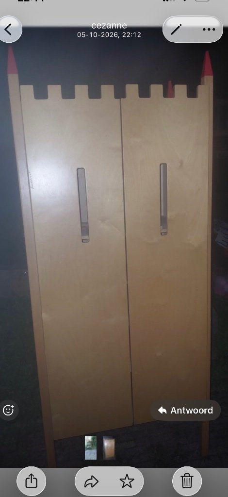 “Kasteelkast” mooie kast uniek, Ophalen, Gebruikt, Kast, 50 tot 70 cm