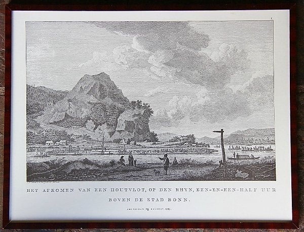 HOUTVLOT antieke prenten, Ophalen of Verzenden