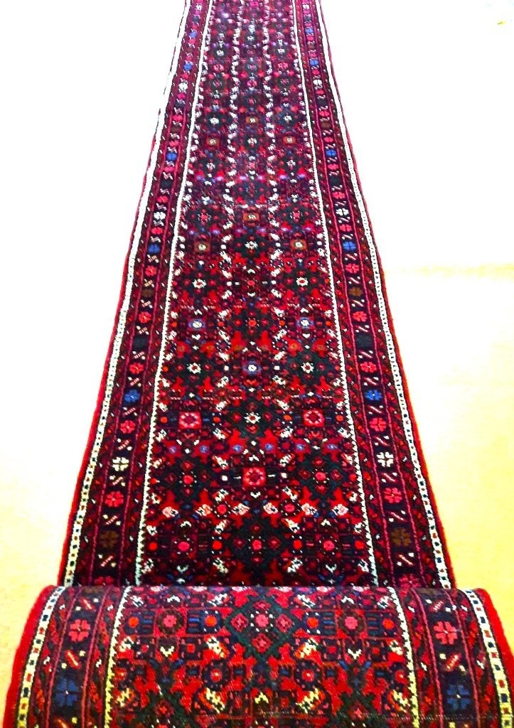 Perzische Loper tapijt- 500 x 70 cm- Handgeknoopt Uit Iran, Ophalen, 200 cm of meer, 50 tot 100 cm, Zo goed als nieuw