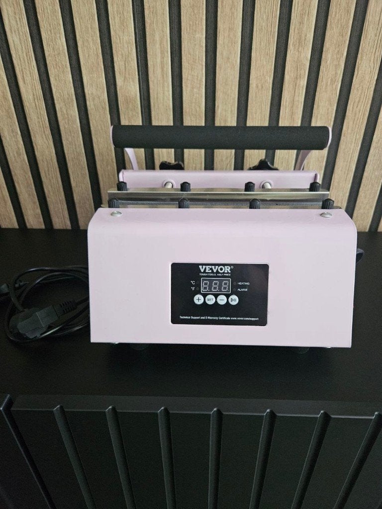 VEVOR Tumbler Heat Press – 11 t/m 30 oz, slechts 2x gebruikt, Roze, Nieuw, Ophalen of Verzenden, Overige materialen