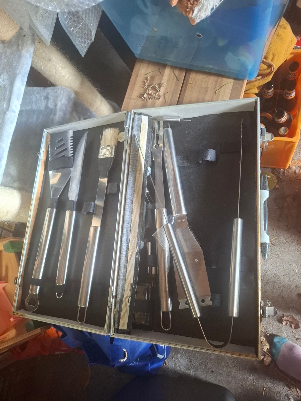 Nieuwe BBQ Accessoires Set - Messen, Tangen en Meer, Ophalen of Verzenden, Nieuw