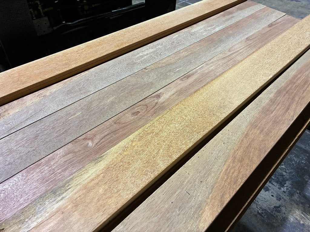 planken–vlonderplanken-schutting-Hardhout-Sucupira- 15x144mm, Tuin en Terras, Schuttingen, Ophalen, 1 tot 2 meter, 6 meter of meer
