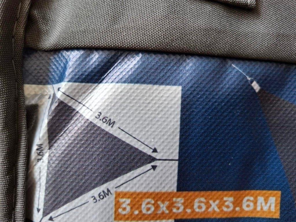 waterdichte DRIEHOEK DOEK zeil 3.6x3.6M TUIN SCHUILEN Nieuw, Tuin en Terras, Tuinwanddecoratie, Ophalen of Verzenden, Nieuw