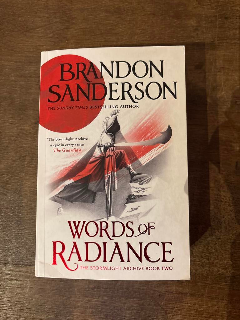 Words of Radiance - Brandon Sanderson (The Stormlight Archiv, Ophalen of Verzenden, Zo goed als nieuw
