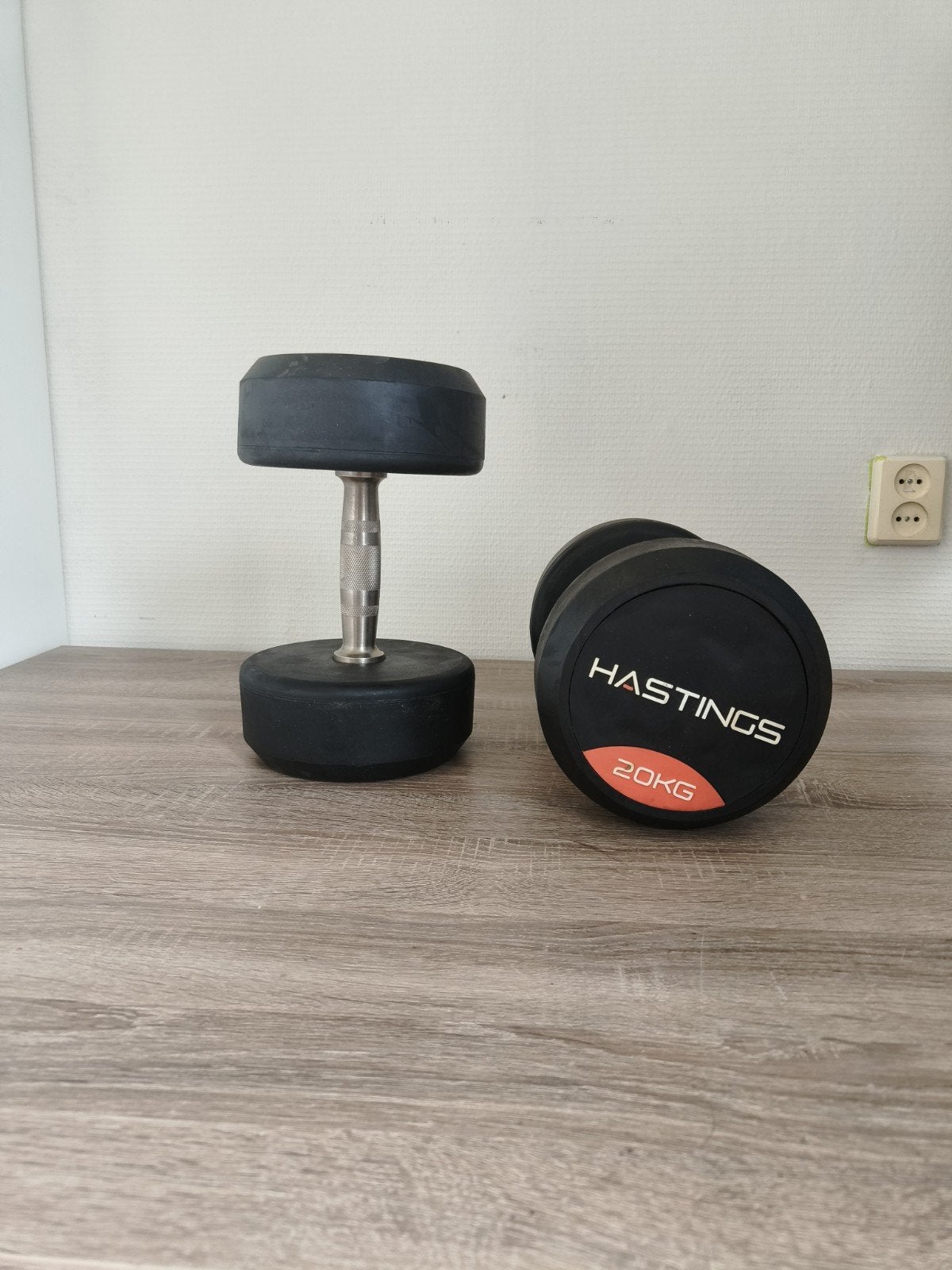 Hastings Dumbbell 20KG - Zo goed als nieuw, Ophalen, Zo goed als nieuw, Rug, Dumbbell