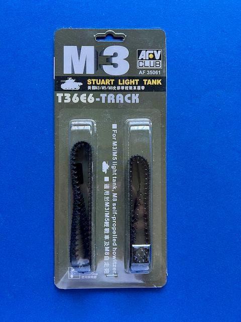 AFV Club	AF35061	M3 Stuart Light Tank T36E6 Tracks	1/35, Hobby en Vrije tijd, Modelbouw | Auto's en Voertuigen, Nieuw, Tank, 1:32 tot 1:50