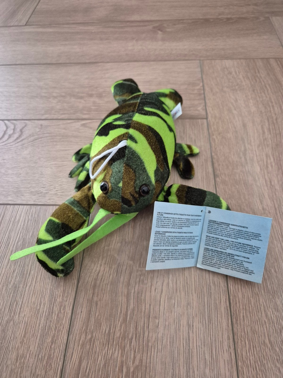 Leuke kameleon knuffel - Nieuw met label, Groen, Overige merken, Overige karakters, Overige typen