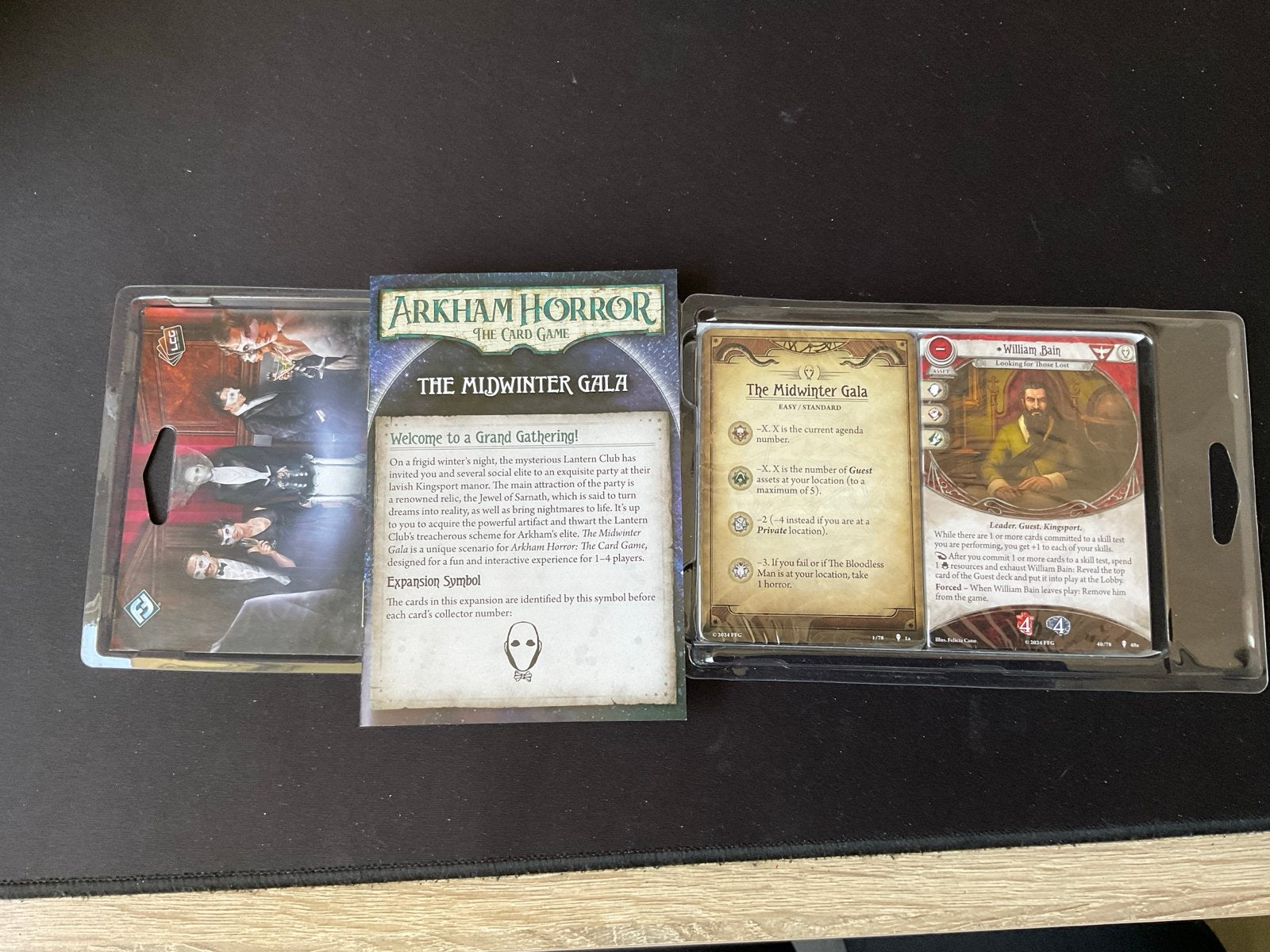 Arkham Horror LCG: The Midwinter Gala Scenario Pack, Een of twee spelers, Ophalen of Verzenden, Nieuw