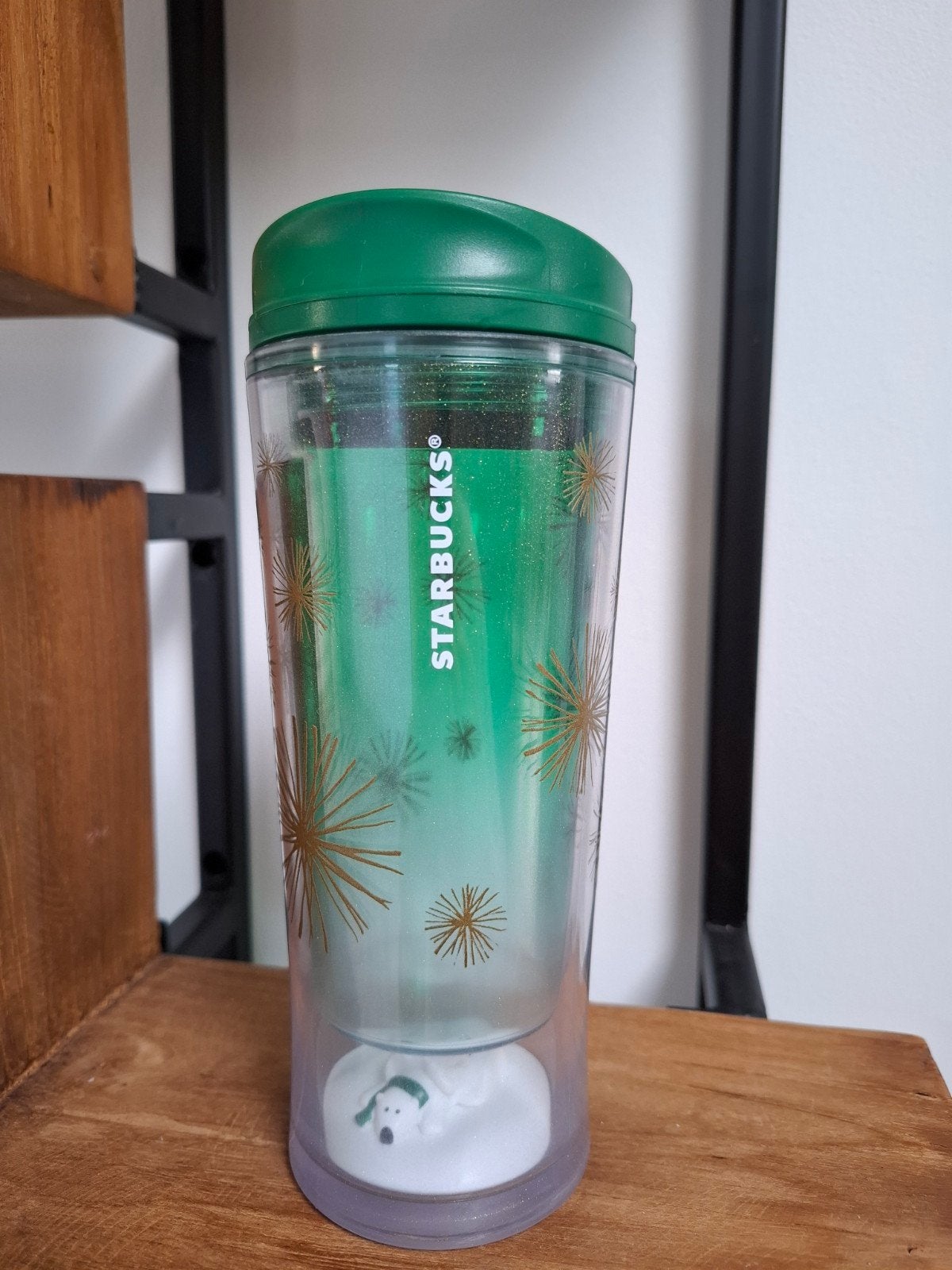 Starbucks Kerst Koffiebeker met Sneeuwpop - ZGAN, Ophalen of Verzenden, Zo goed als nieuw, Gebruiksvoorwerp