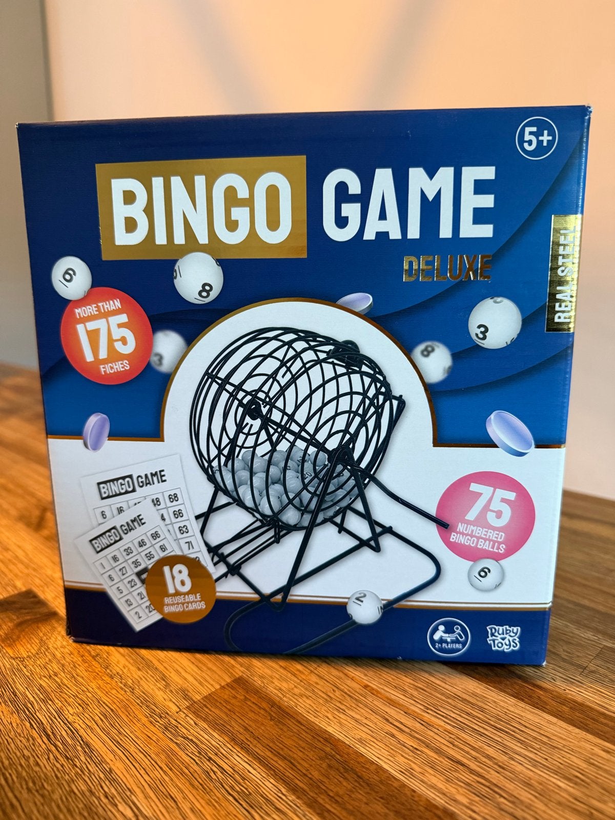 Bingo molen met bingokaarten - Compleet spel, Vijf spelers of meer, Ophalen of Verzenden, Gebruikt