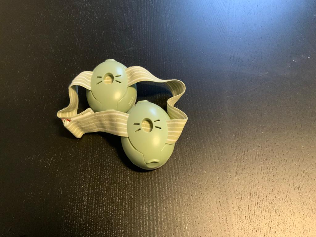 Alpine Muffy Baby Gehoorbescherming - Groen, Kinderen en Baby's, Kinderspulletjes, Ophalen of Verzenden, Zo goed als nieuw
