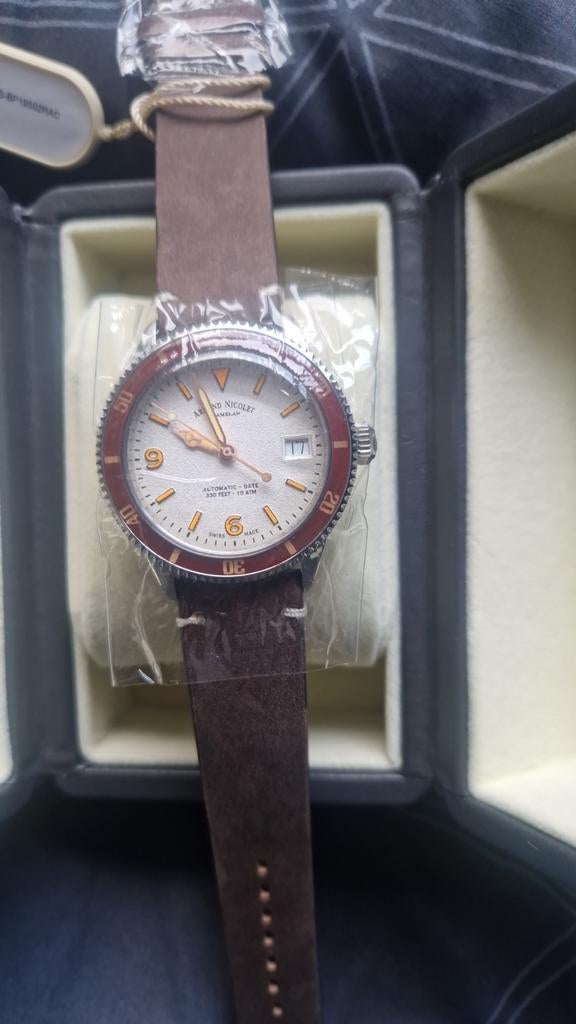 Nieuwe ongebruikte Armand Nicolet horloge, Sieraden, Tassen en Uiterlijk, Horloges | Heren, Ophalen of Verzenden