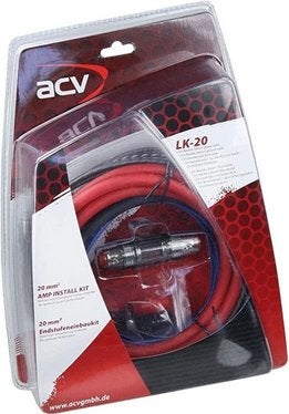 ACV LK 20 Kabelset / Versterker aansluit set 20mm2