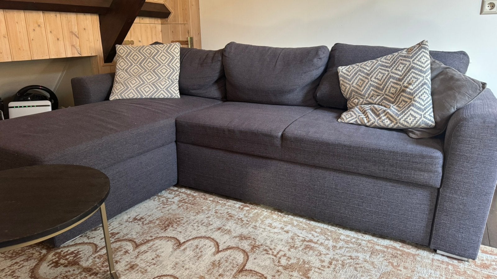Slaapbank, Huis en Inrichting, Banken | Bankstellen, Gebruikt, 150 tot 200 cm, Hoekbank, Driepersoons