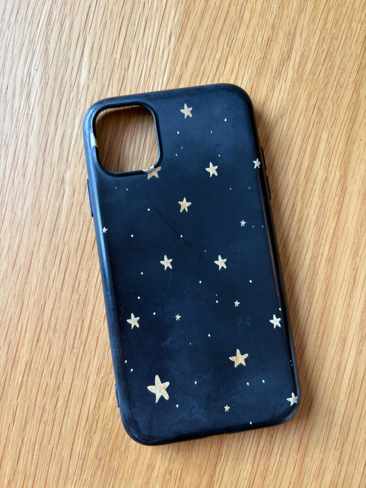 Sterren hoesje iPhone 11, IPhone 11, Zwart, Hoesje of Tasje, Ophalen of Verzenden