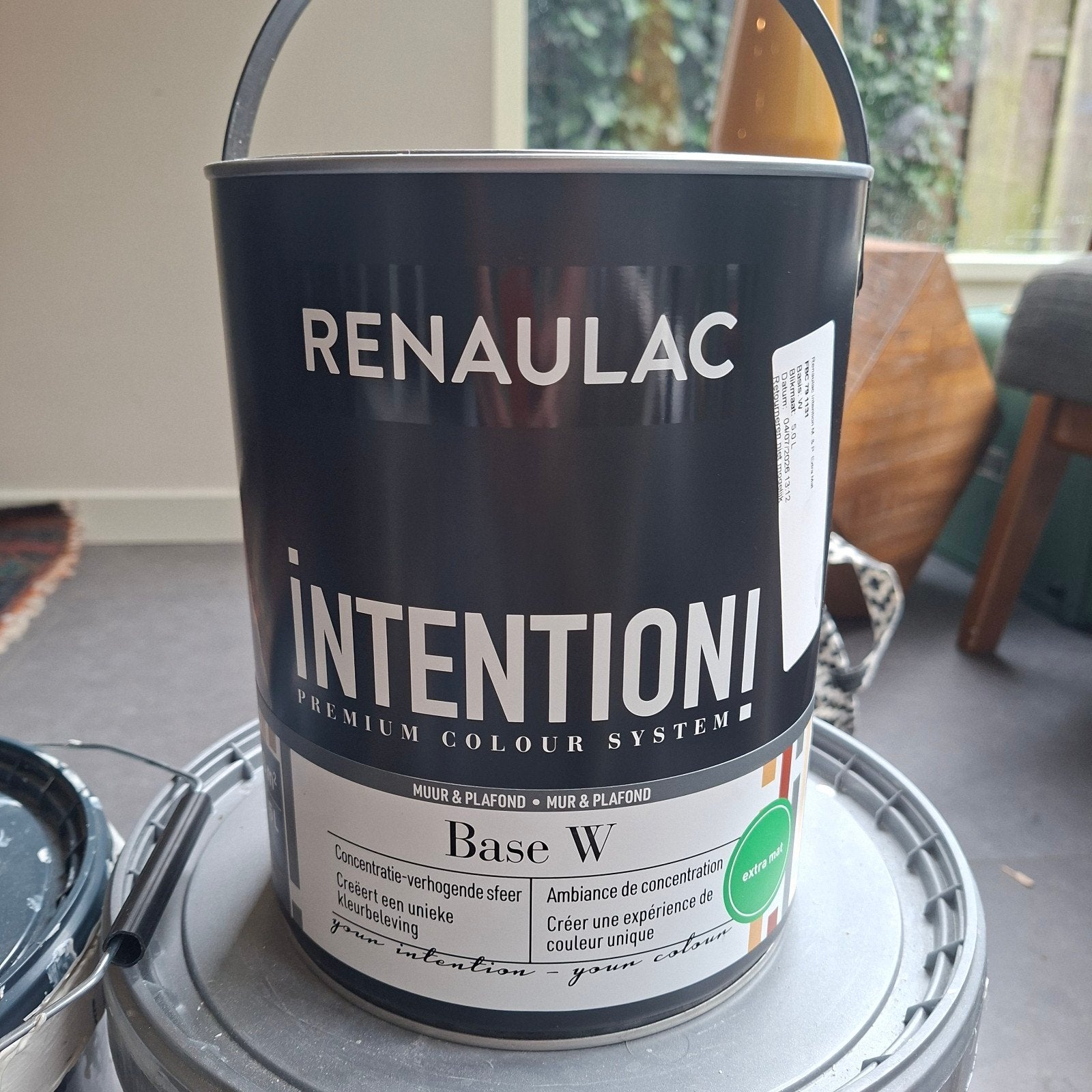 Farrow & Ball wimborne white/Renaulac Intention Muur & Plafo, Ophalen of Verzenden, Nieuw, Wit, Verf