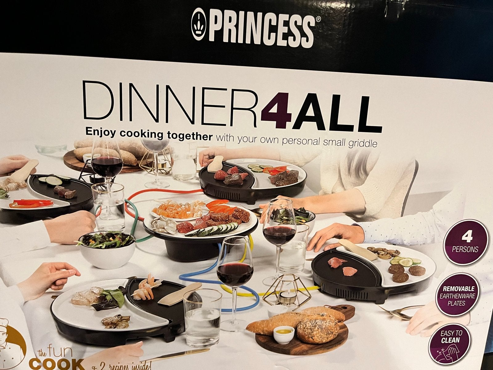 Princess Dinner4All Gourmetstel - 4 personen, Ophalen, Nieuw, 4 t/m 7 personen