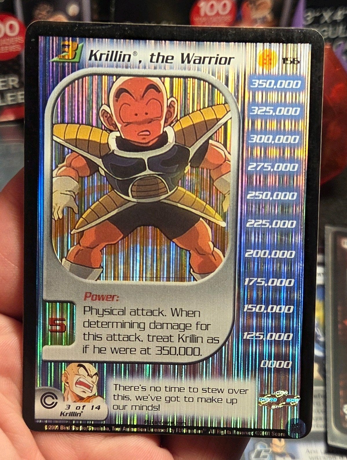 Krillin the Warrior 156 Trunks Saga Foil Limited - GD, Ophalen of Verzenden, Zo goed als nieuw, Foil