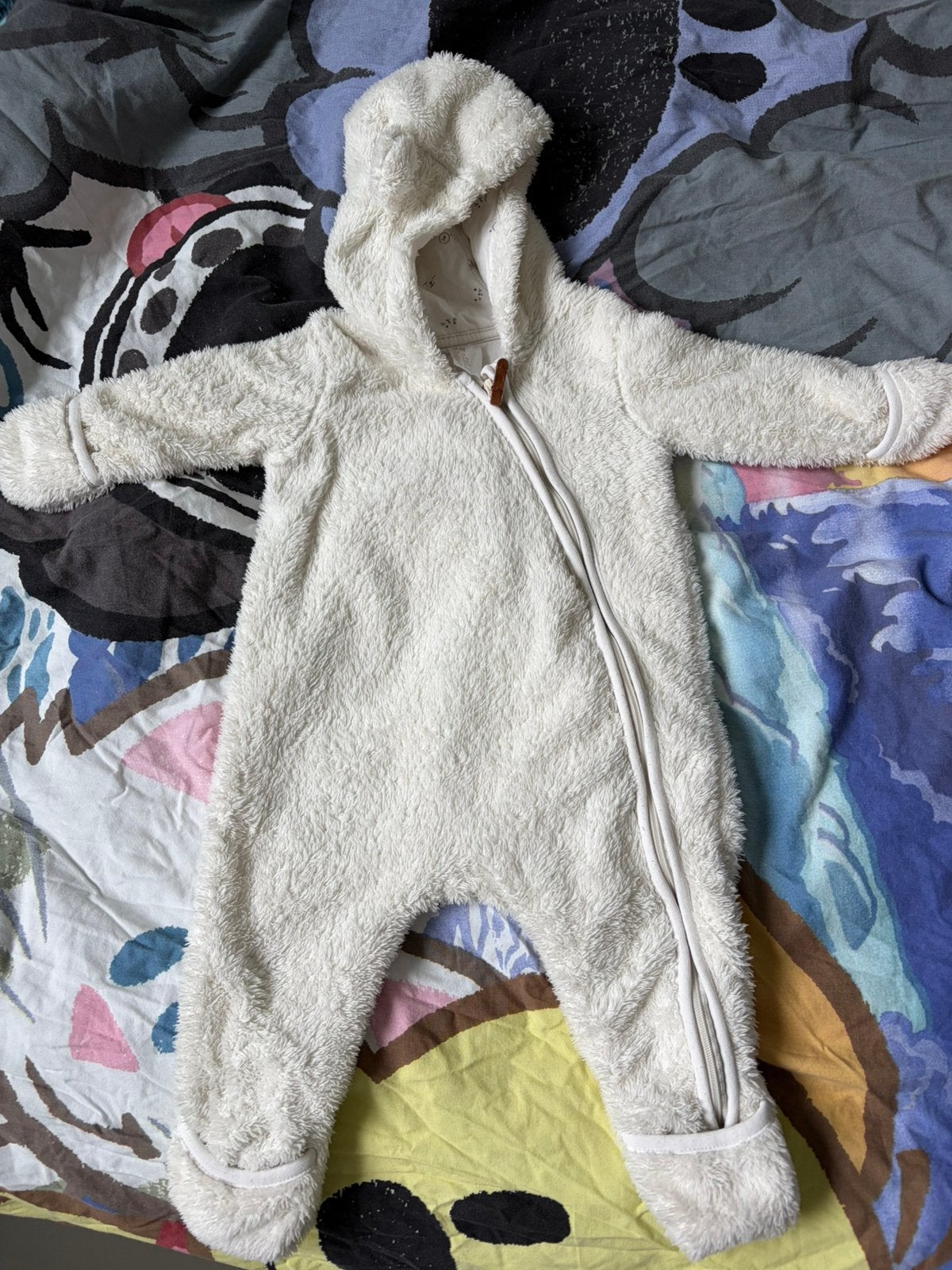 Berenpak Onesie maat 62 wit, Kinderen en Baby's, Ophalen of Verzenden, Gebruikt, Jongetje of Meisje, Pakje